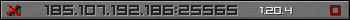 Userbar gray 350x20 for 185.107.192.186:25565