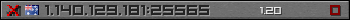 Userbar gray 350x20 for 1.140.129.181:25565