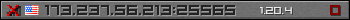 Userbar gray 350x20 for 173.237.56.213:25565