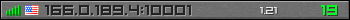 Userbar gray 350x20 for 166.0.189.4:10001