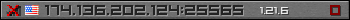 Userbar gray 350x20 for 174.136.202.124:25565
