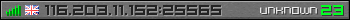 Userbar gray 350x20 for 116.203.11.152:25565