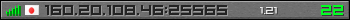 Userbar gray 350x20 for 160.20.108.46:25565