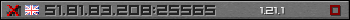 Userbar grau 350x20 für den Server 51.81.83.208:25565