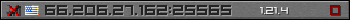 Userbar gray 350x20 for 66.206.27.162:25565