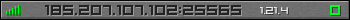 Userbar gray 350x20 for 185.207.107.102:25565