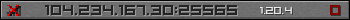 Userbar gray 350x20 for 104.234.167.30:25565