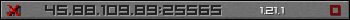 Userbar grau 350x20 für den Server 45.88.109.89:25565