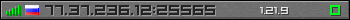 Userbar gray 350x20 for 77.37.236.12:25565