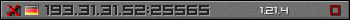 Userbar grau 350x20 für den Server 193.31.31.52:25565