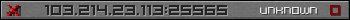 Userbar gray 350x20 for 103.214.23.113:25565