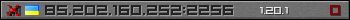 Userbar grau 350x20 für den Server 85.202.160.252:2256