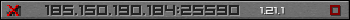 Userbar grau 350x20 für den Server 185.150.190.184:25590