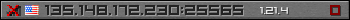 Userbar gray 350x20 for 135.148.172.230:25565