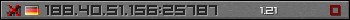 Userbar grau 350x20 für den Server 188.40.51.156:25787