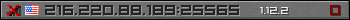 Userbar gray 350x20 for 216.220.88.189:25565