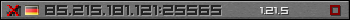 Userbar grau 350x20 für den Server 85.215.181.121:25565
