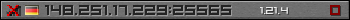 Userbar gray 350x20 for 148.251.17.229:25565