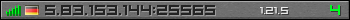 Userbar gray 350x20 for 5.83.153.144:25565
