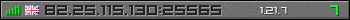 Userbar gray 350x20 for 82.25.115.130:25565
