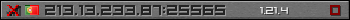 Userbar gray 350x20 for 213.13.233.87:25565