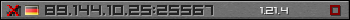 Userbar gray 350x20 for 89.144.10.25:25567