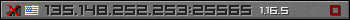 Userbar grau 350x20 für den Server 135.148.252.253:25565