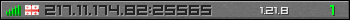 Userbar gray 350x20 for 217.11.174.82:25565
