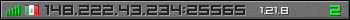 Userbar grau 350x20 für den Server 148.222.43.234:25565