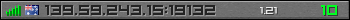Userbar grau 350x20 für den Server 139.59.243.15:19132