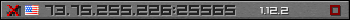 Userbar grau 350x20 für den Server 73.75.255.226:25565