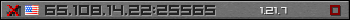 Userbar gray 350x20 for 65.108.14.22:25565