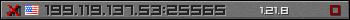 Userbar gray 350x20 for 199.119.137.53:25565