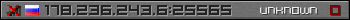 Userbar gray 350x20 for 178.236.243.6:25565