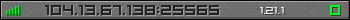 Userbar gray 350x20 for 104.13.67.138:25565