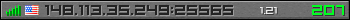 Userbar grau 350x20 für den Server 148.113.35.249:25565