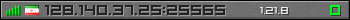 Userbar gray 350x20 for 128.140.37.25:25565