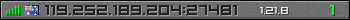 Userbar gray 350x20 for 119.252.189.204:27481