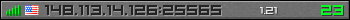 Userbar gray 350x20 for 148.113.14.126:25565