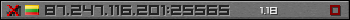 Userbar gray 350x20 for 87.247.116.201:25565